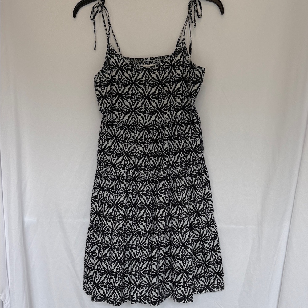 Vineyard Vines Black and White Geometric Mini Dress